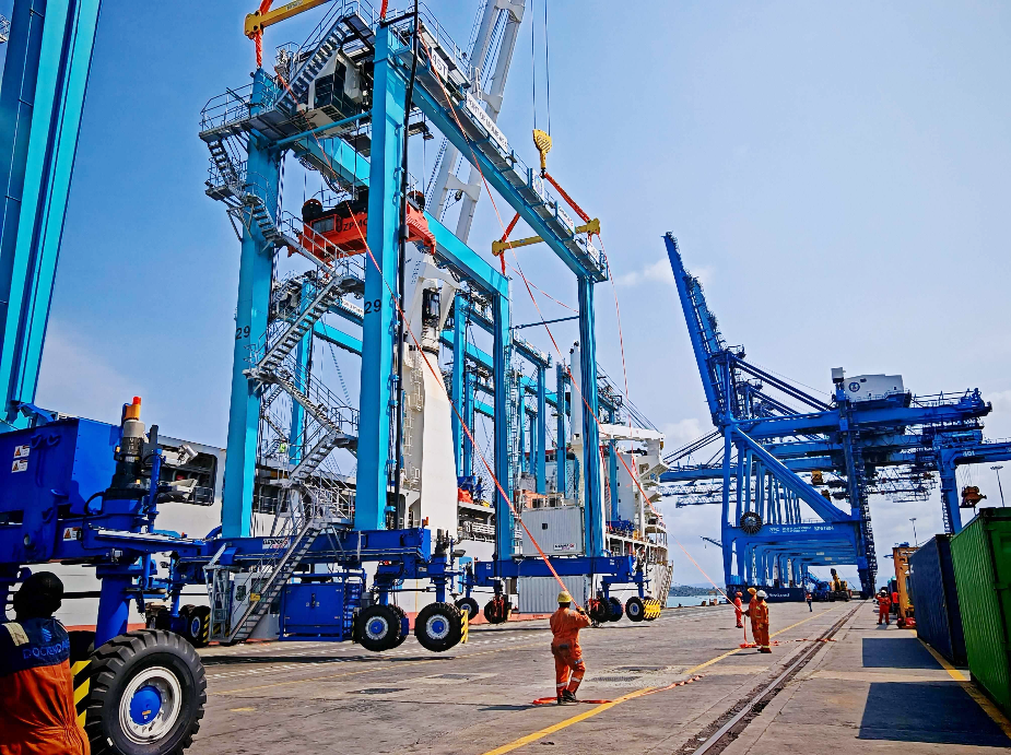 GENMA 10臺45噸混動RTG交付東非客戶，卓越履約能力持續贏得客戶信賴(圖1)