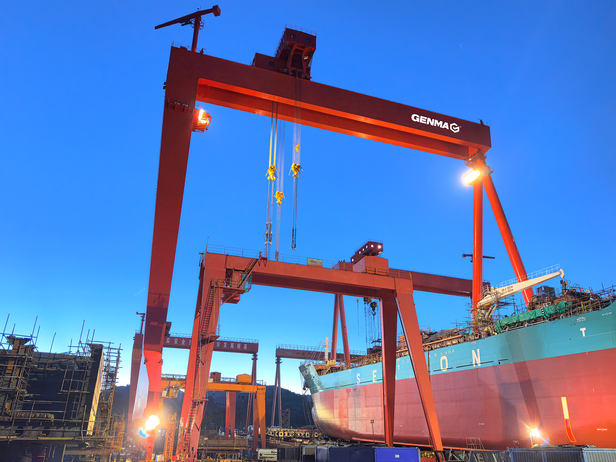 喜報 | GENMA成功中標一臺造船門式起重機項目(圖1)