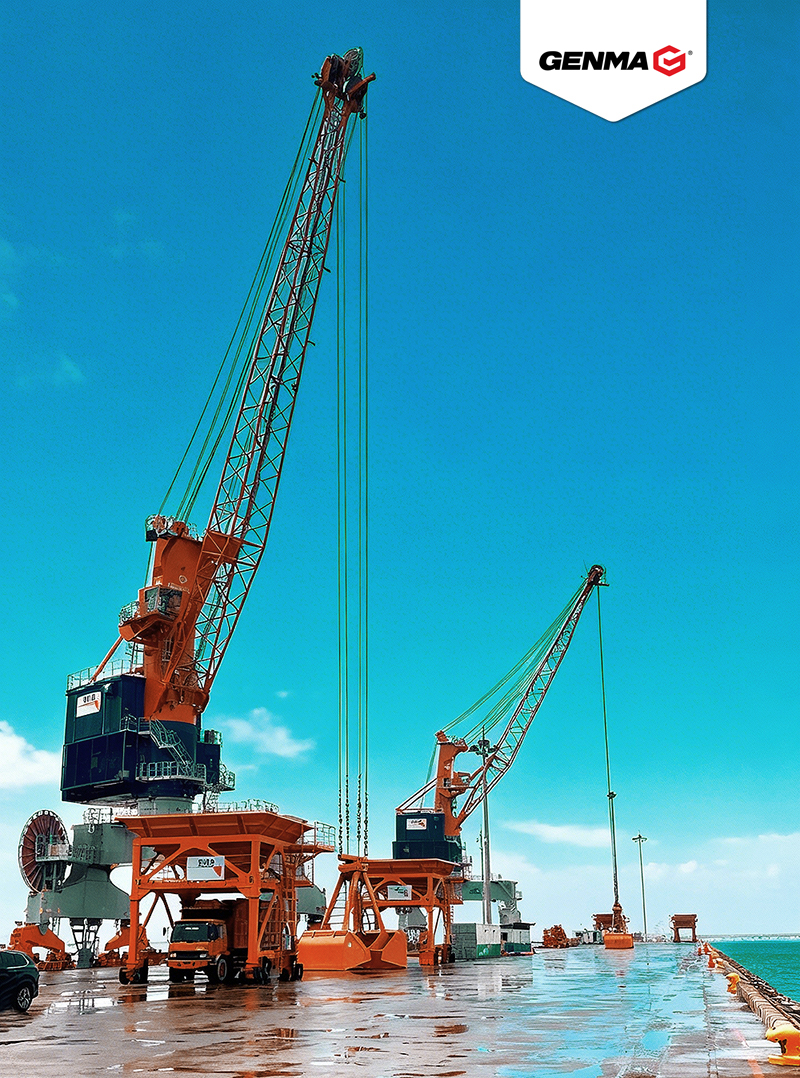 GENMA交付BMS兩臺(tái)移動(dòng)式港口起重機(jī)(圖2)