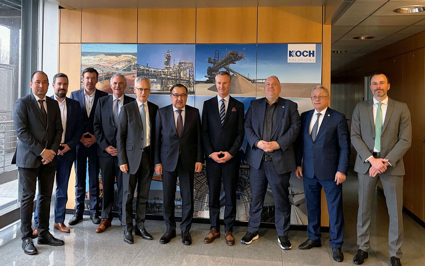 哈薩克斯坦大使訪問德國KOCH公司，共商可持續(xù)原材料合作新路徑(圖1)