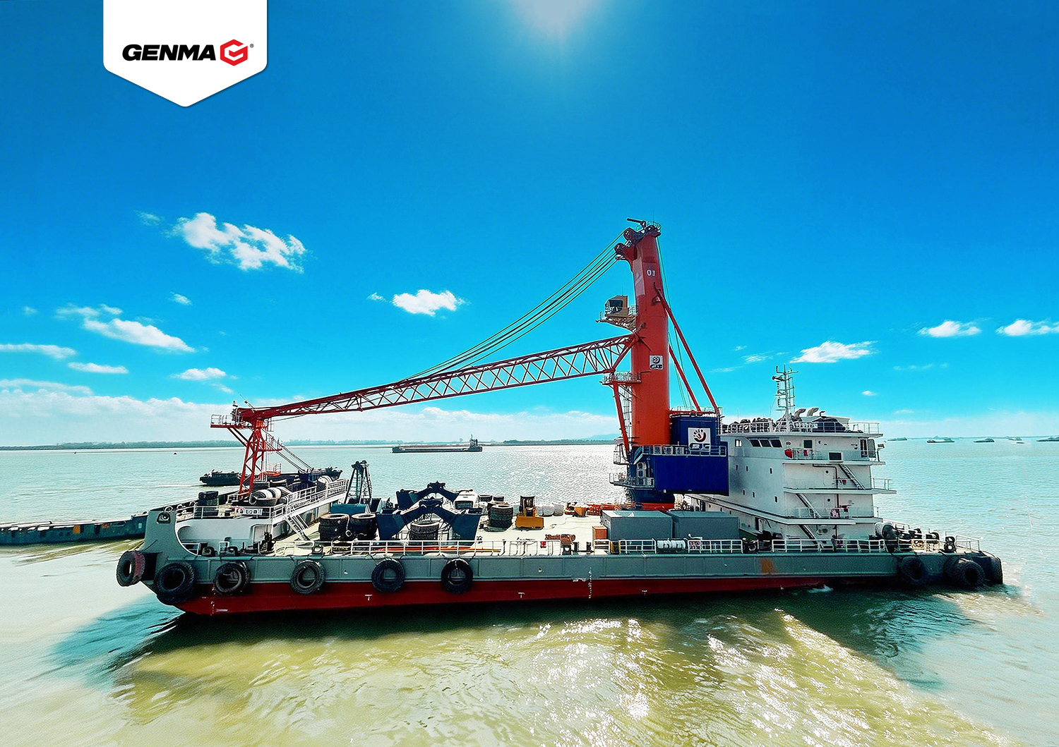 GENMA連續交付三臺過駁吊(圖1)